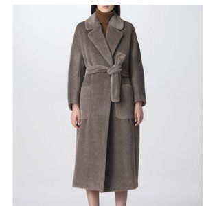 S Max Mara Malesia Coat, Beige Size 4